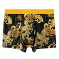 thumbnail image 1 of YIGSECU Soft Stretchy Men's Boxers Briefs with Chinese Dragon Pattern Underpants Shorts, 1 of 17