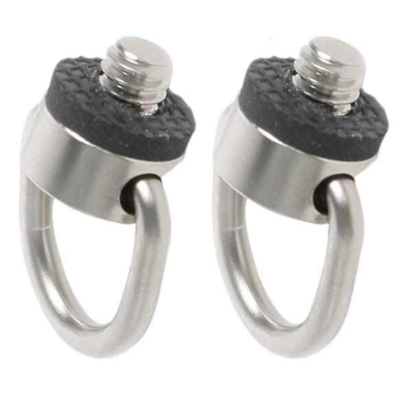 YIGSECU Stainless Steel D Rings Screws 1/4" 20 for Digital Camera Tripods and Quick Release Plate Use