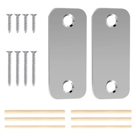 YIGSECU Stainless Steel Door Hole Cover Plates Door Strikes Plate Door Hole Cover Plate