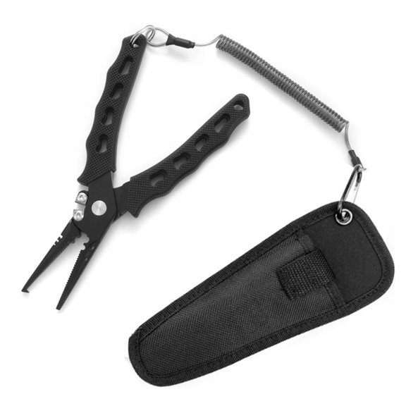 YIGSECU Stainless Steel Fishing Lip Holder Fish Plier Grippers Line Cutter Grip Multifunction Grabber Keeper Fish Hook Remover