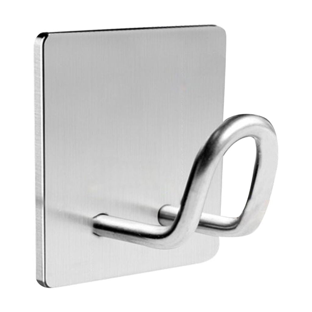 YIGSECU Stainless Steel Hanging Hook for Bathroom Stick On Hook Shower ...