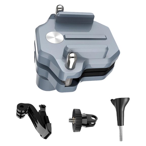 YIGSECU Strong Metal Motorcycle Camera Mounting Handlebars Camera Clip for Panoramic Video On this road Or Trail Riding