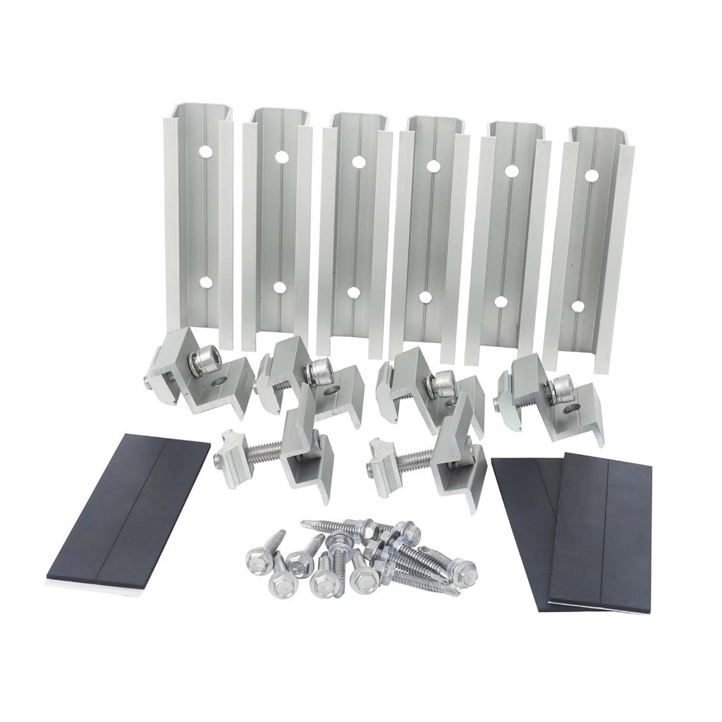 Module Frame Clamp YIGSECU Strong Solar Mounting Clamps Secure Roof Connection for Frame ...
