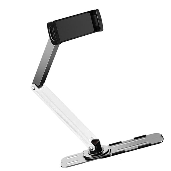 YIGSECU Sturdy Metal Adjustable Stand for Phone Tablet Multi Angle Desk Wall Mount Rack