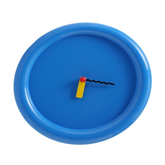 YIGSECU Stylish Cream Bubble Table Wall Clock for Living Room Bedroom or Office Decors