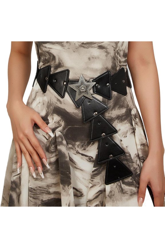 Subcultures Belt 2000s Rivet Studded Belt for Jeans Shorts Women Waist Decors