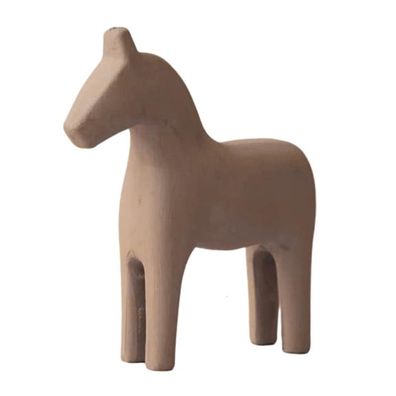 YIGSECU Swedish Dala Horse Statue Ornament Decorative Piece Creative Bookshelves Display