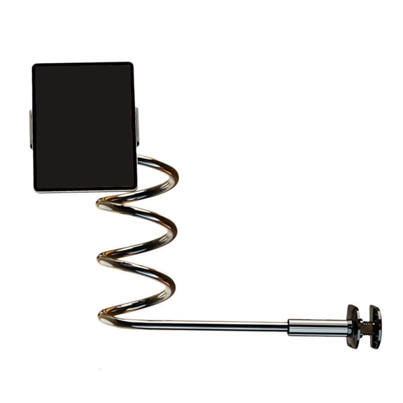 YIGSECU Tablet Stand Holder Mount Holder Clip with Grip Flexible Long Arm Gooseneck Long Arm Cellphone Holder Stand Replacement