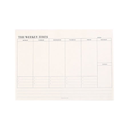 YIGSECU Tear-Off Weekly Planner Notebook for Work and Home Simplify Life Today 60Pages Notebook Journal