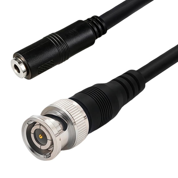 YIGSECU Testing Measurement BNC to 3.5mm Adapters Cable 1Meter for Oscilloscopes Spectrum Analyzers Signals Analysis Coppers Con