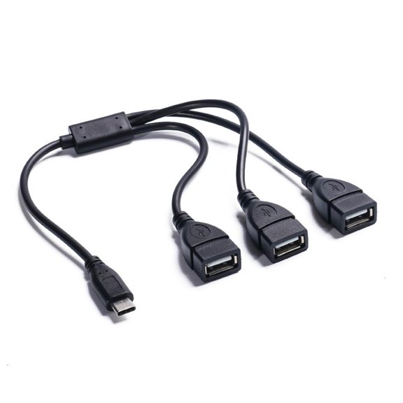YIGSECU Three Port USB2.0 Expansion Hubs with USB C Input Enabling Charging and Peripherals Connectivities for Various Electroni