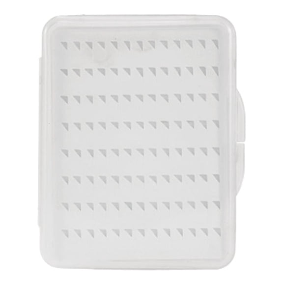 YIGSECU Transparent Large Capacity Slim ABS Foam Fly Box Clear Lid Fishing Tackle Box