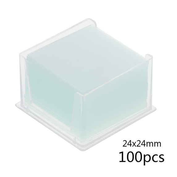 YIGSECU Transparent Square Glass Slides Microscope Coverslips Square ...