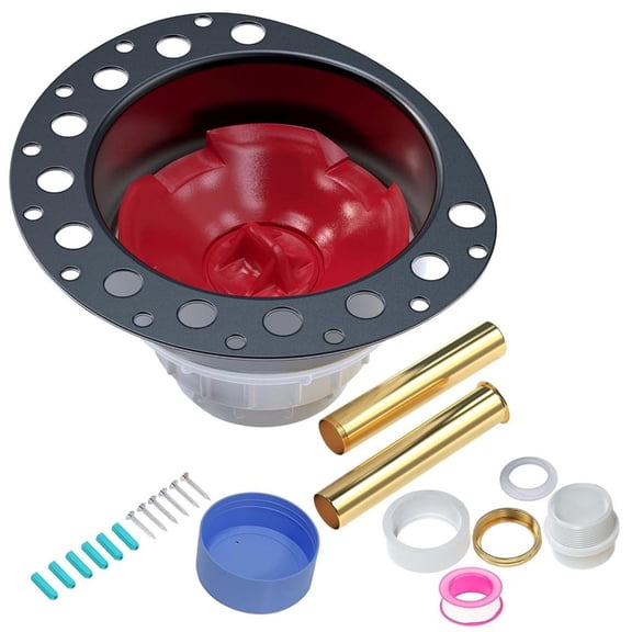 YIGSECU Tub Drain Assembly Easy to Install Drain set Floor Mount Tub Drain Rough for Freestanding & Island Styles Bathtubs