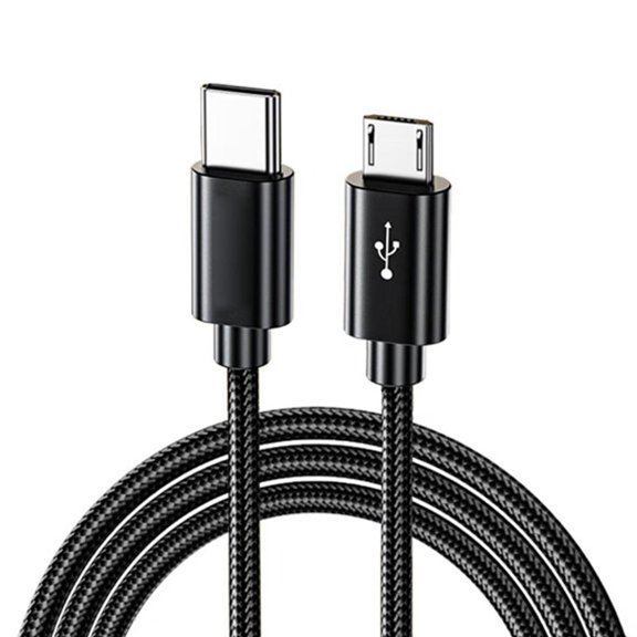 YIGSECU Two Way Charging Cable Type C To Microed USB Connectors Cord For Phone To Phone Power Sharing And Data Transmission