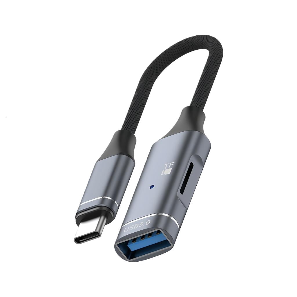 YIGSECU Type C To USB Adapter Connectors Memory card Card Reader Slot ...