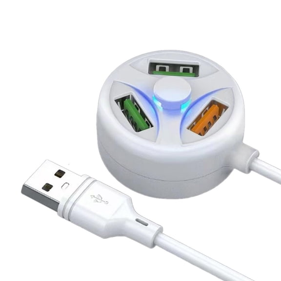 YIGSECU USB Charging Hub USB Converter Connector USB Splitter for Car Chargers and Not Data Transmission