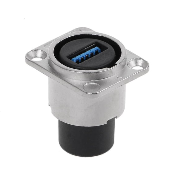 YIGSECU USB Connector, Panel Mount Female to Female USB Bulkhead Coupler Adapter
