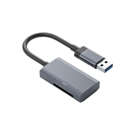 YIGSECU USB Slot Memory Card Reader for TF Cards 5Gbps High Speed Transfer Plug Play Aluminum Design