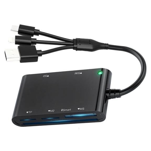 YIGSECU USB/Type C Card Reader 6 in 1 Card Reader for MS Simultaneously Read Writer For Laptop Accessories