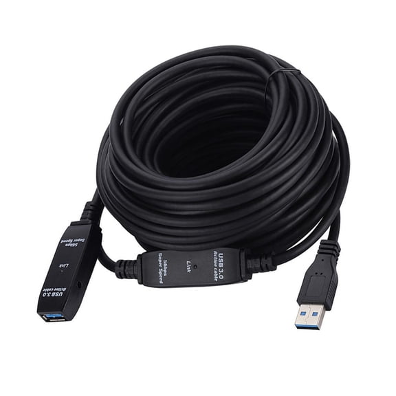 YIGSECU USB3.0 Extension Cord 5m/10m/15m/20m Active Repeaters Boosters High Bandwidth Data Transfer Printer Scanner Cable