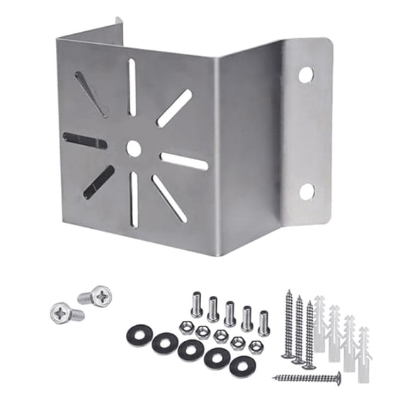YIGSECU Universal Corner Mount for Security Camera, Solid Metal Mounting Corner Bracket Suitable for CCTV Cameras LED Light