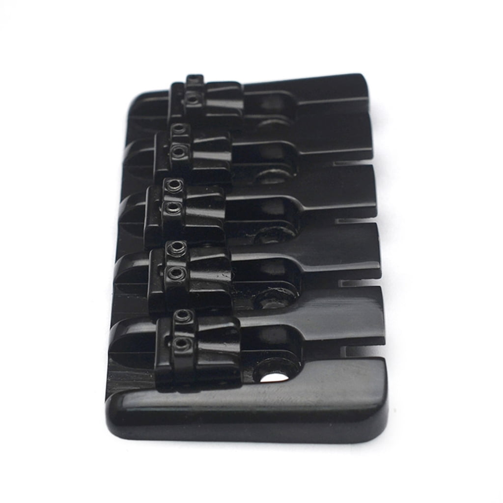 YIGSECU Vintage 5-String Bass Bridge Saddles A Top Load Tailpiece with ...
