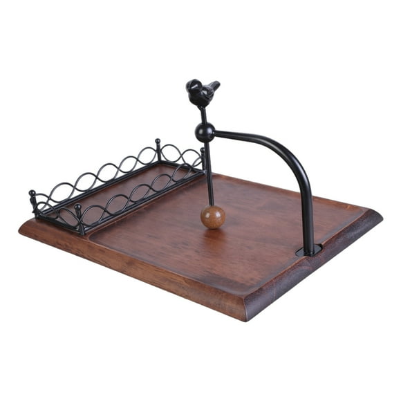 YIGSECU Vintage Styles Iron Napkin Dispenser With Salts and Pepper Shakers Convenient for Home Organization Casual Use
