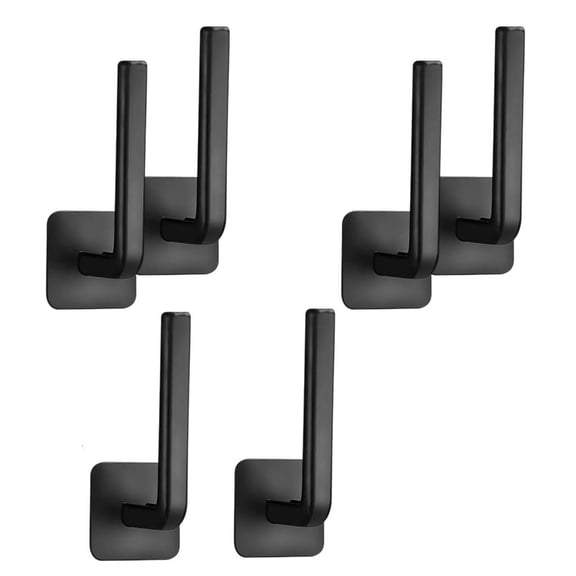 YIGSECU Wall Mounted Cloth Hanger Hat Racks Plastic L Shape Hat Hangers Baseball Caps Rack Hat Holder for Wall Closet Door