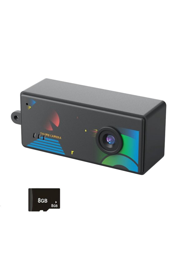 Wearable Thumb Keychain Camera Action Camera 1080P Small Camcorder Video Recorder for