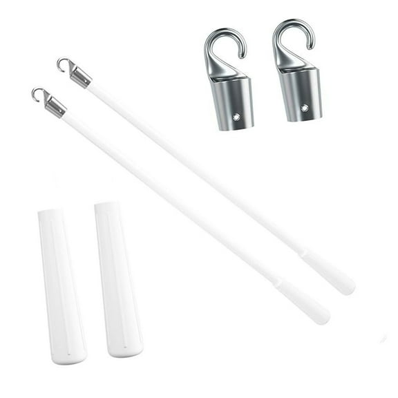 YIGSECU White Fiberglass Blinds Tilt Wand Strong Replacement Parts for Vertical Blinds