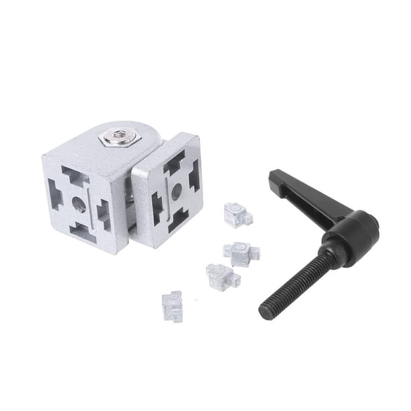 YIGSECU Zinc Alloy Flexible Hinge With Handle Die Cast Pivot Joint Connector For Aluminu