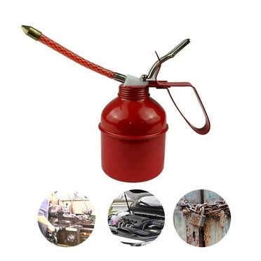 YIGZYCN 300ml 500ml Pistols Pump Oiler with Hose Spout Lubricating Oil Thumb Pump