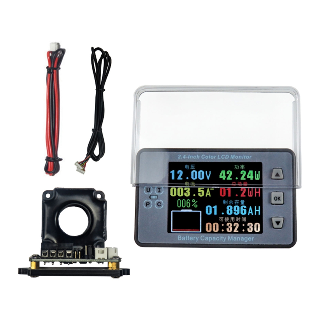 YIGZYCN Ammeter Voltmeter Wattmeter Multimeter 0120V Battery Tester