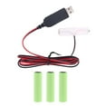 thumbnail image 1 of YIGZYCN LR6 AA Battery Eliminator USB Power Supply Cable Replace 1.5V AA Battery, 1 of 17