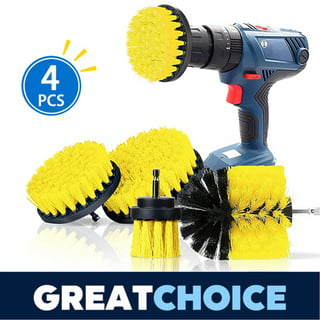 Electric Drill Brush 5 Inch Blue 18-Piece Set Car Beauty Home Gap
