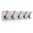 thumbnail image 1 of YIHATA Coat Hooks for Wall, 24" Wall Coat Rack with 10 Hooks Wall Mounted Solid Pine Wooden Entryway Towel Coat Hooks-Heavy Duty Hooks, 1 of 8