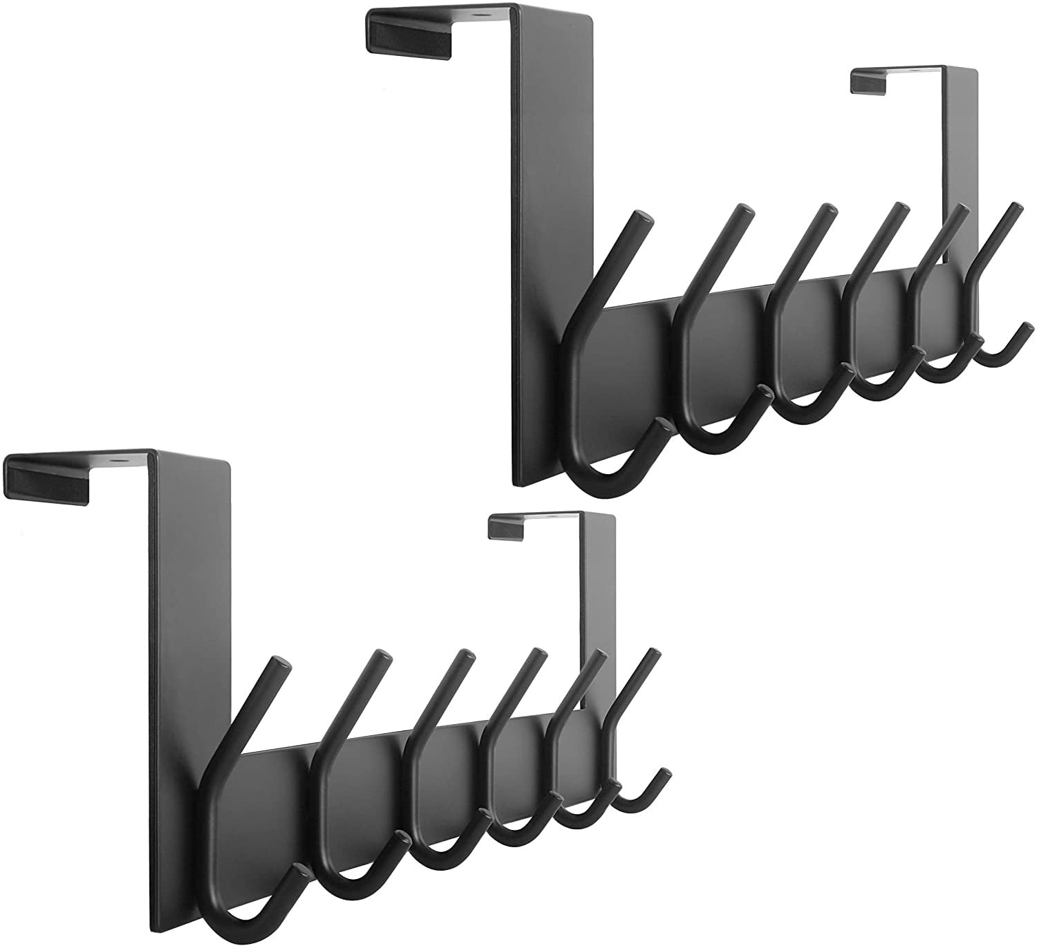 YIHATA Over The Door Hook Door HangerOver The Door Towel Rack with 6