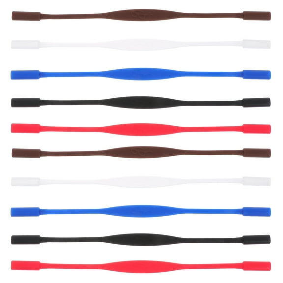 YIHONGMU 10Pcs Silicone Sunglasses Strap Eyewear Retainer (Assorted Color)