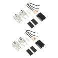 YIHONGMU 2 Sets Range Stove Element Plug Receptacle Block Kit