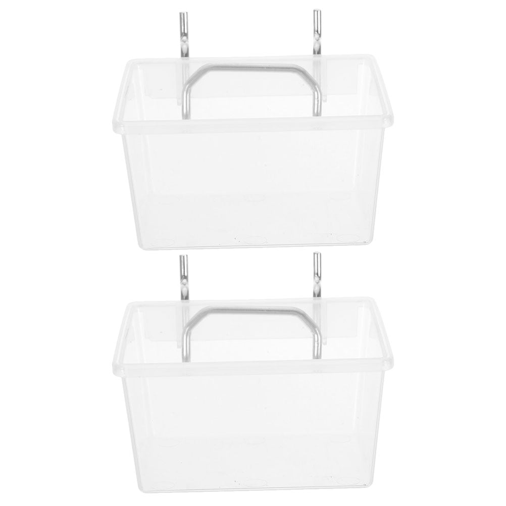 YIHONGMU 2 Sets of Pegboard Bins with Hooks Heavy Duty Peg Board Bins