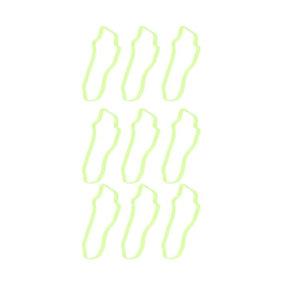 YIHONGMU 9pcs Elastic Headbands for Yoga Sports Exercise Running Football
