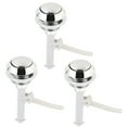 YIHONGMU DOITOOL Toilet Flush Valve Replacement Kit 3pcs Push Button