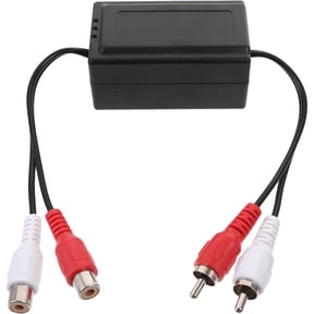 Black Plastic Alloy Ground Loop Isolator for Car Audio Device Decorate Accessories