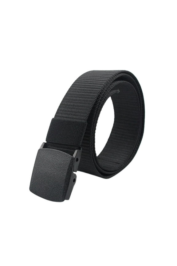 Nylon Belt Waist Belt Plastic Buckle Casual Style Waist Belt Adjustable Belt