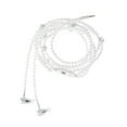 YIHONGMU Pearl Chain Design Wired InEar Headset with Mic Universal