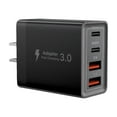 thumbnail image 1 of YIIYRY 40W 4-Port USB C Fast Charger Block,PD+QC Wall Charger Block Power Adapter,Compatible with Cell Phone,Tablets & More,Black, 1 of 9