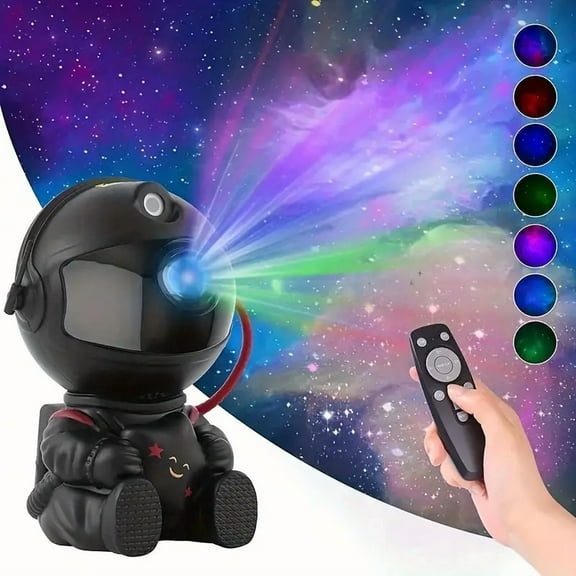 YIIYRY Astronaut Galaxy Projector,Star Projector for Bedroom with Remote, Multicolor LED Night Light for Kids,Christmas Birthday Valentine's Day Gifts