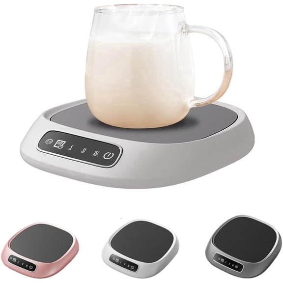 YIJADS 2026New Cordless Coffee Mug Warmer, USB Rechargeable Beverage Heater with 3 Temperature Settings, Electric Heating Pad for Home Office Desk Use