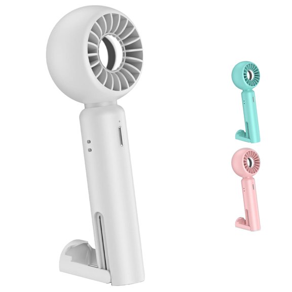 YIJIA 3 Gear Mist Handheld Fan USB Rechargeable Plastic Portable Desktop Air Cooler 7.87x3.15x1.97 Inches 1 Unit